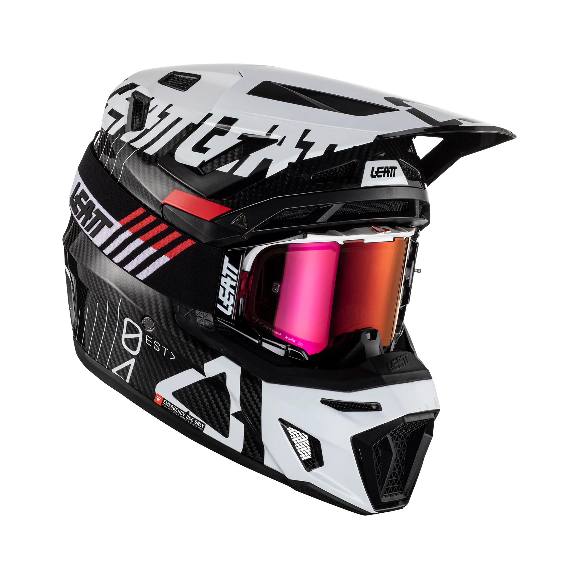 Helmet Kit Moto 9.5 Carbon with 6.5 Iriz Goggle - Image 13