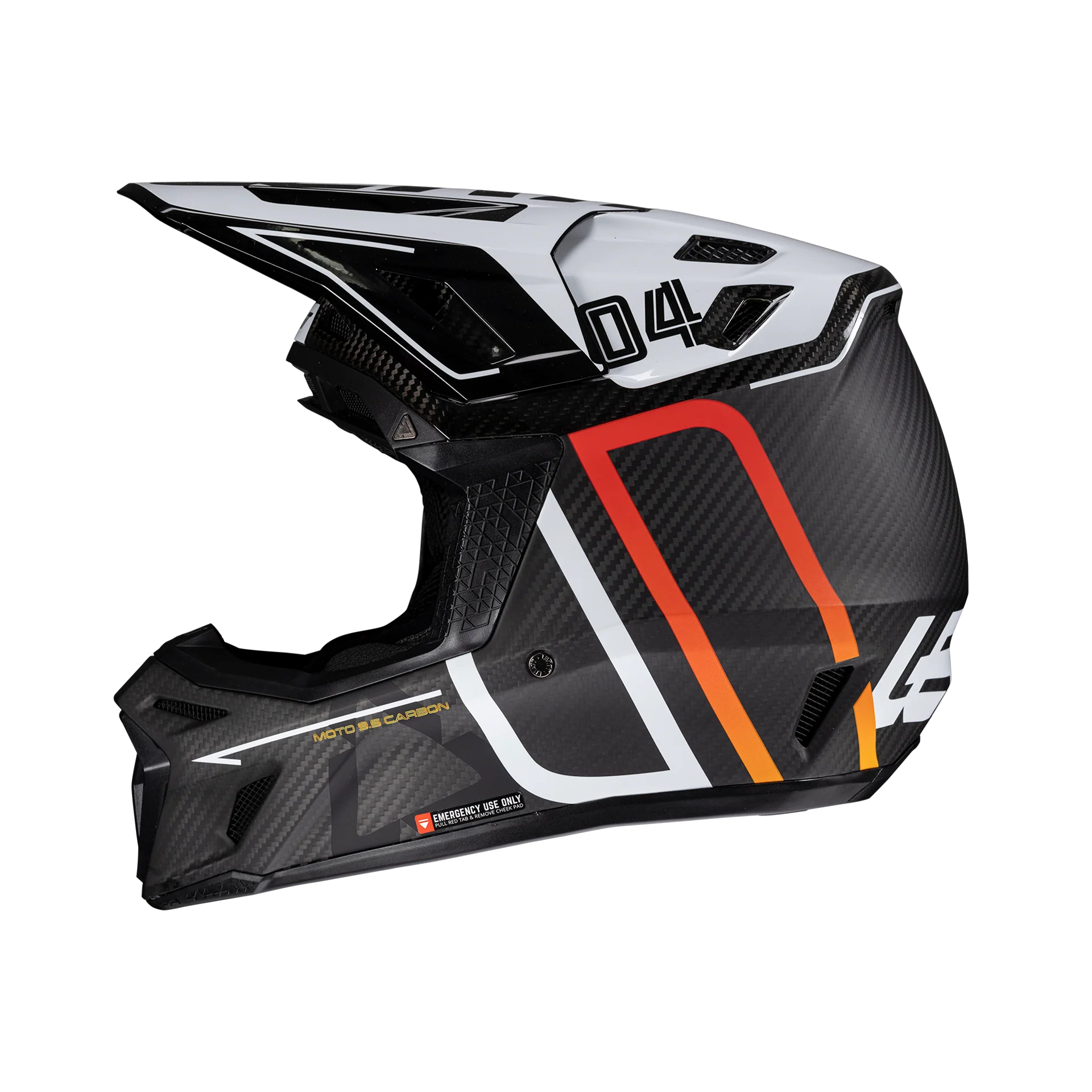 Helmet Kit Moto 9.5 Carbon with 6.5 Iriz Goggle - Image 3