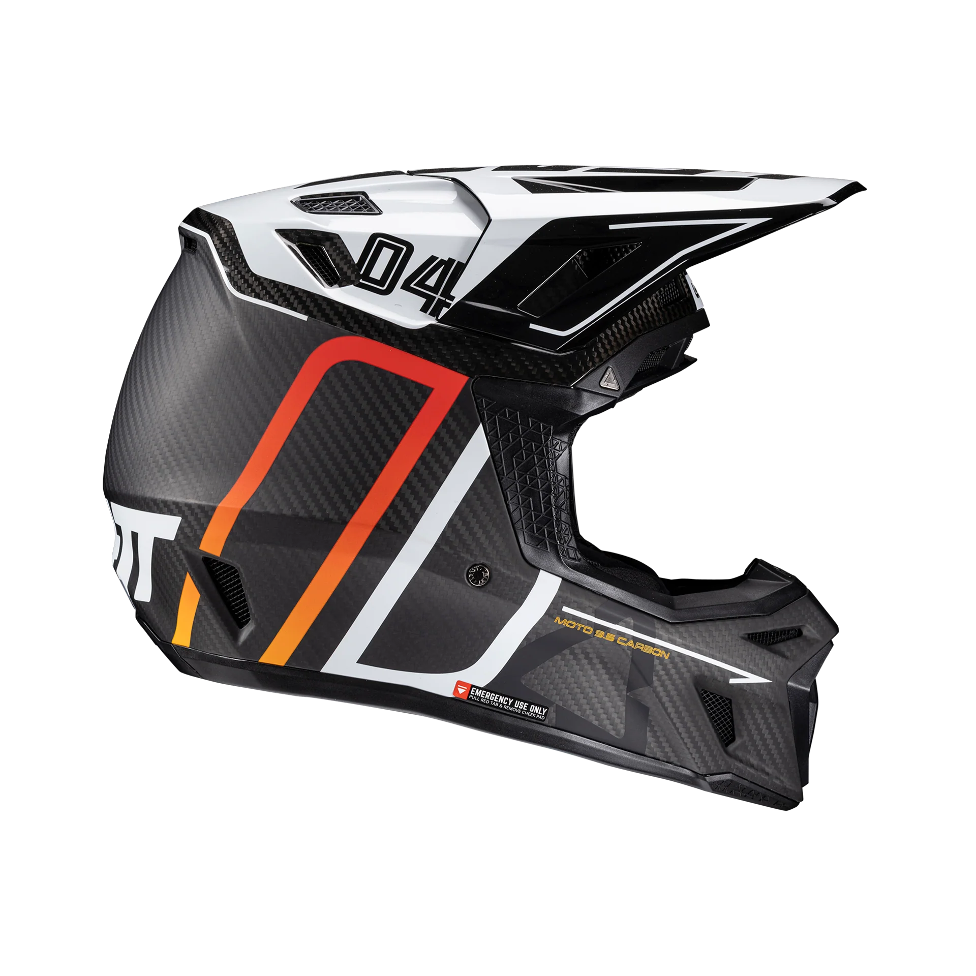 Helmet Kit Moto 9.5 Carbon with 6.5 Iriz Goggle - Image 4